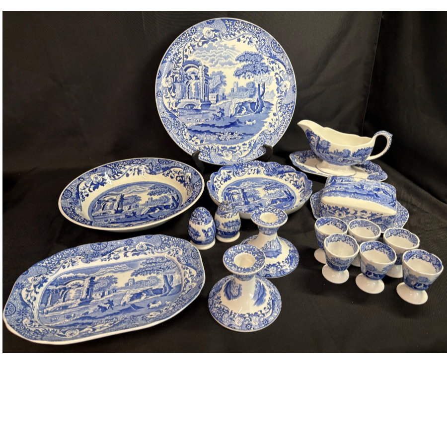 Spode Blue Italian Serving Accessories - VIN1282M Spode Blue Italian Serving Accessories - VIN1282M