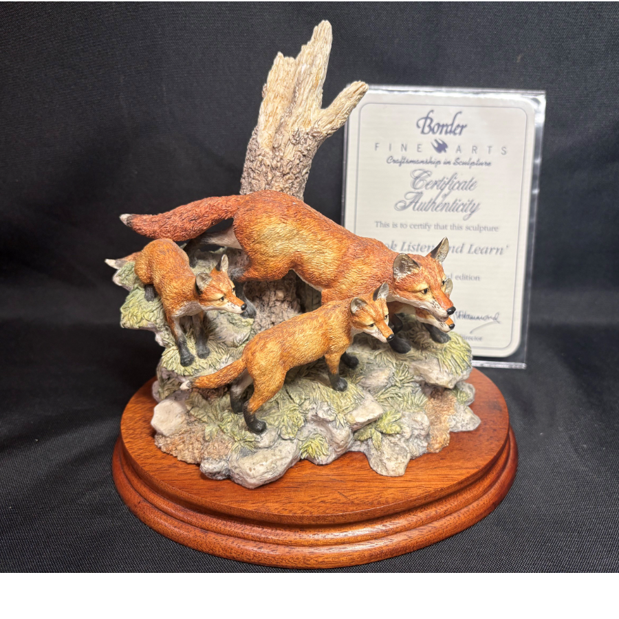 Border Fine Arts Limited Edition 'Look Listen & Learn' - VIN1282E