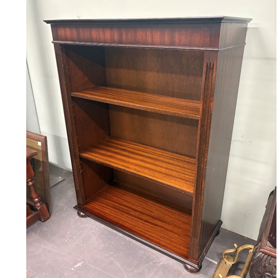 Vintage Mahogany Open Bookcase - VIN1286J Vintage Mahogany Open Bookcase - VIN1286J