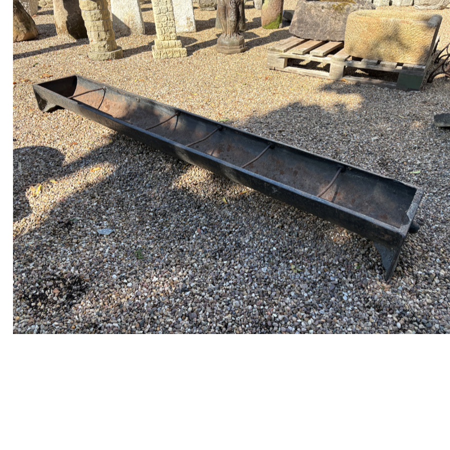 Long Cast Iron Trough - VIN1286W Long Cast Iron Trough - VIN1286W