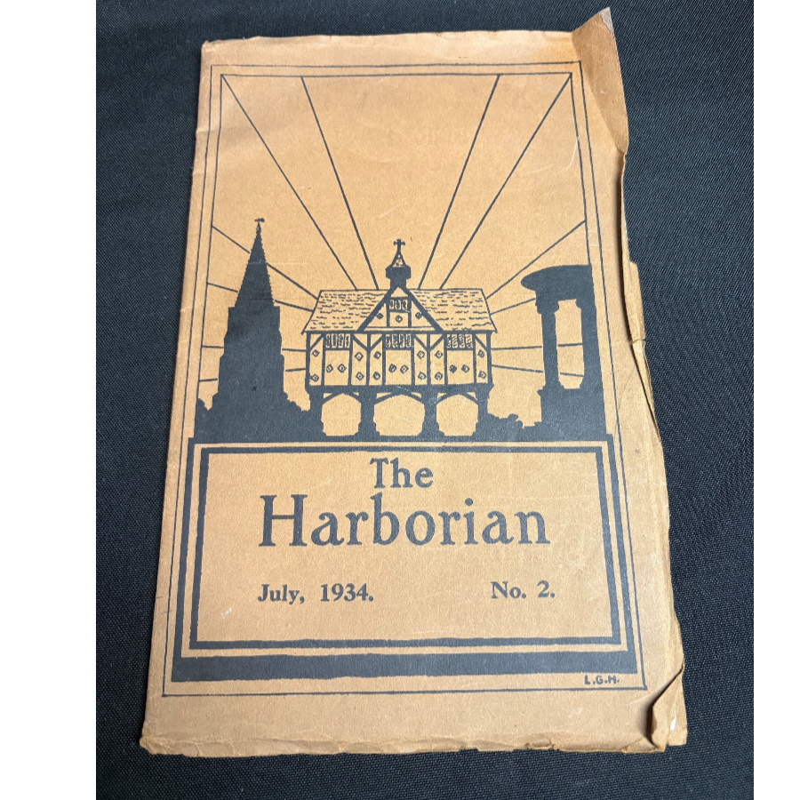 A rare 1934 Market Harborough County Grammar School magazine by the pupils called “The Harborian” - VIN1288Z