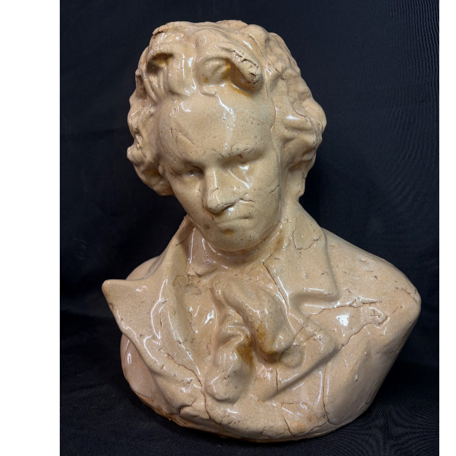 Large Life Size Bust Of Classical Composer Ludwig Van Beethoven - VIN1294B Large Life Size Bust Of Classical Composer Ludwig Van Beethoven - VIN1294B
