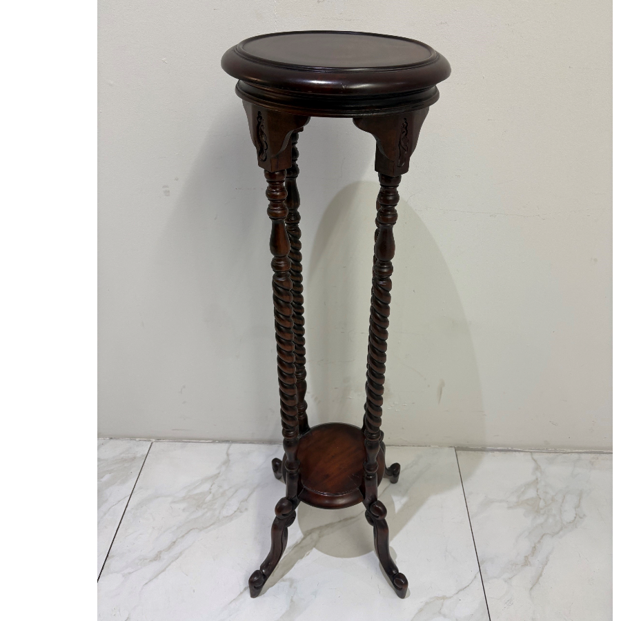 Vintage Barley Twist Plant Stand - VIN1287J Vintage Barley Twist Plant Stand - VIN1287J