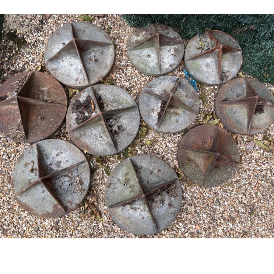 Various Vintage Telegraph Pole Stay Anchors - VIN1294O Various Vintage Telegraph Pole Stay Anchors - VIN1294O