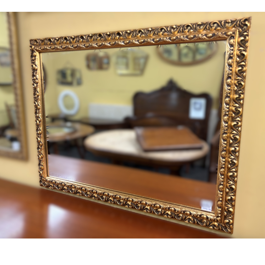 Vintage Ornate Gilt Wall Mirror - VIN1259Q1 Vintage Ornate Gilt Wall Mirror - VIN1259Q1