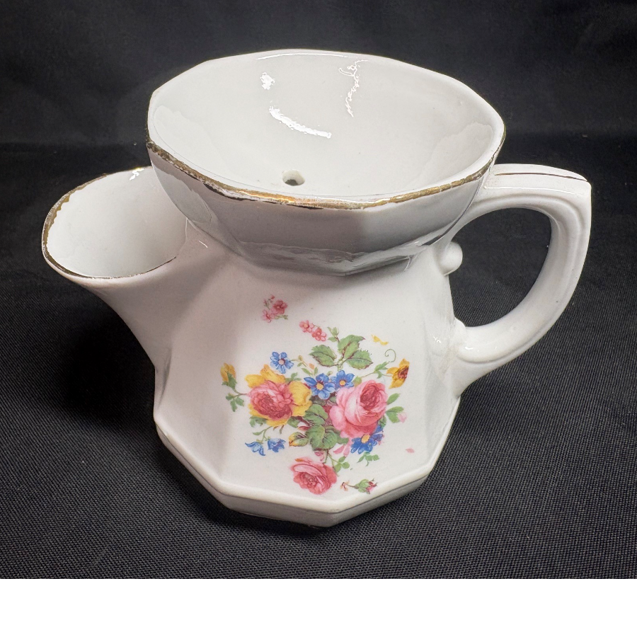 Floral Shaving Mug Floral Shaving Mug