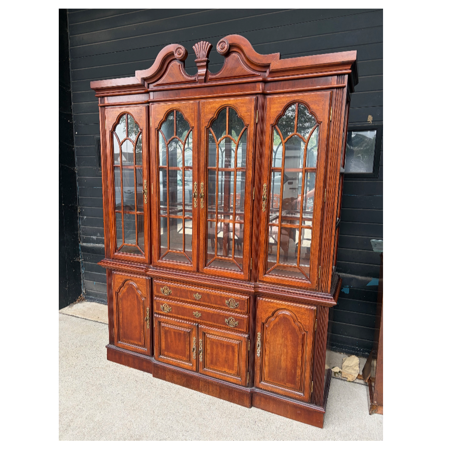 Large Vintage Mahogany Display Cabinet - VIN1288E Large Vintage Mahogany Display Cabinet - VIN1288E