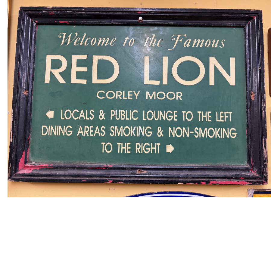 Indoor pub sign - Welcome to the famous Red lion - VIN1300B Indoor pub sign - Welcome to the famous Red lion - VIN1300B