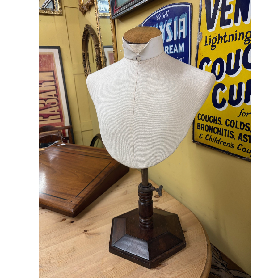Vintage Tailor’s Shirt Display Mannequin Bust - VIN1302S Vintage Tailor’s Shirt Display Mannequin Bust - VIN1302S