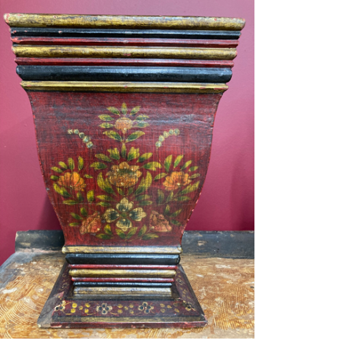 Square wooden painted plant holder/waste bin VIN387E