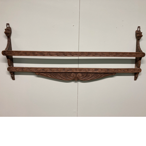 19th Century Carved Wooden Rack VIN501B