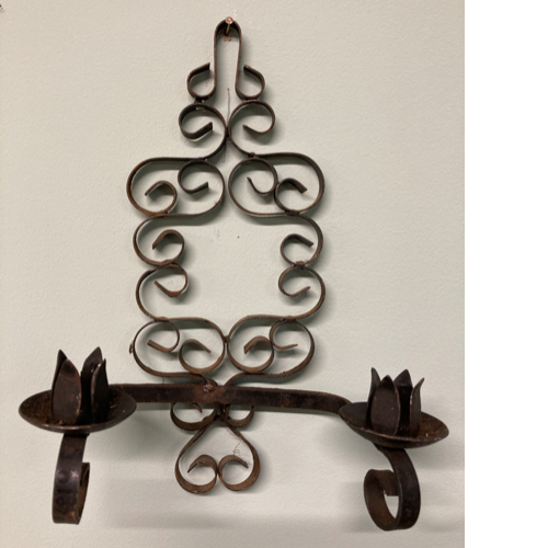 Wrought iron decorative wall candle holder VIN506(1)