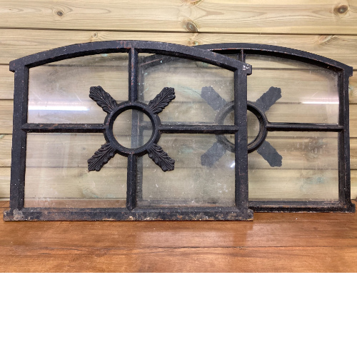 Pair of Antique Coach House Windows VIN525F Lutterworth Antiques
