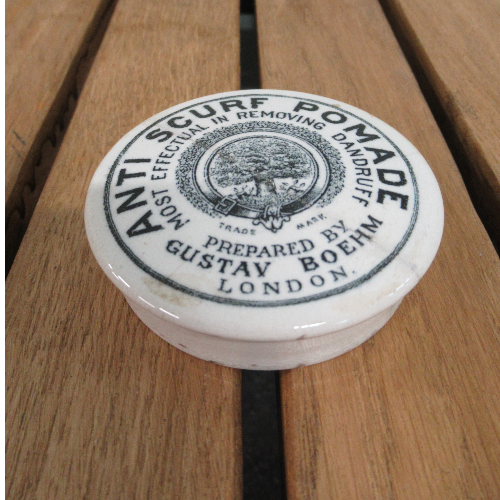 Vintage Anti Scurf Pomade Pot Lid VIN35G