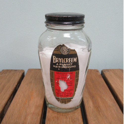 Vintage Original Brylcreem Jar with Contents VIN235F