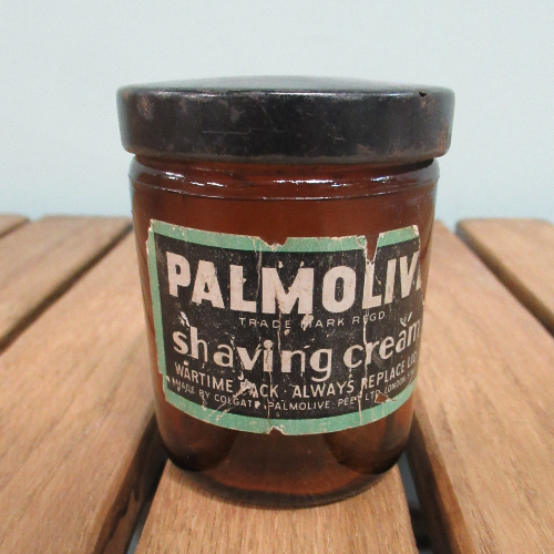 Vintage Palmolive Shaving Cream Jar VIN280R