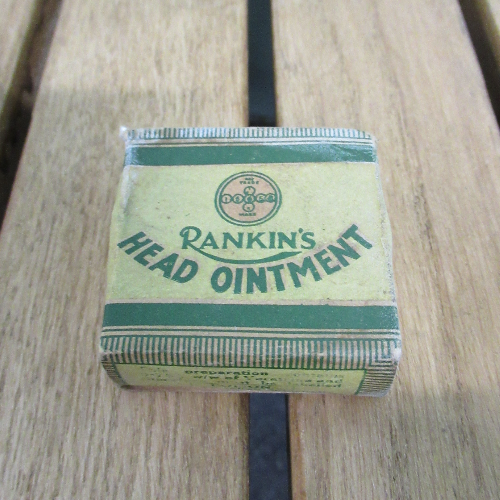Vintage Old Rankins Head Ointment VIN292D
