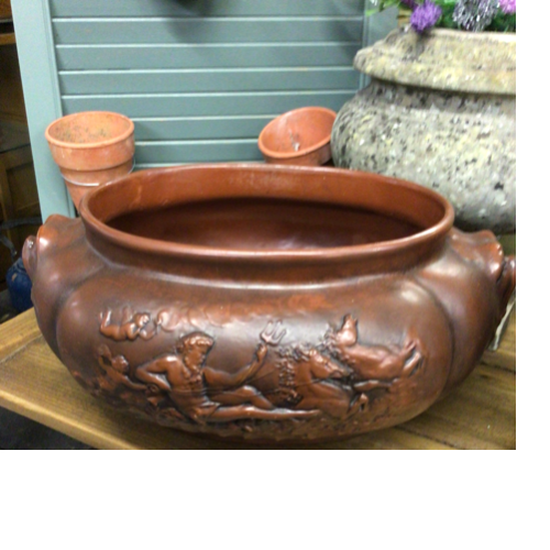 Victorian Bretby pottery planter VIN481W