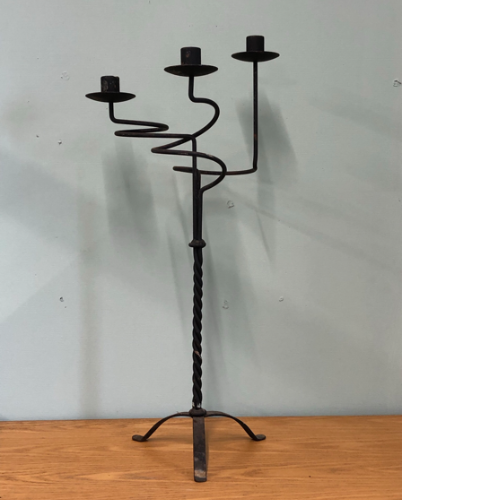 Wrought iron candle stick VIN614V