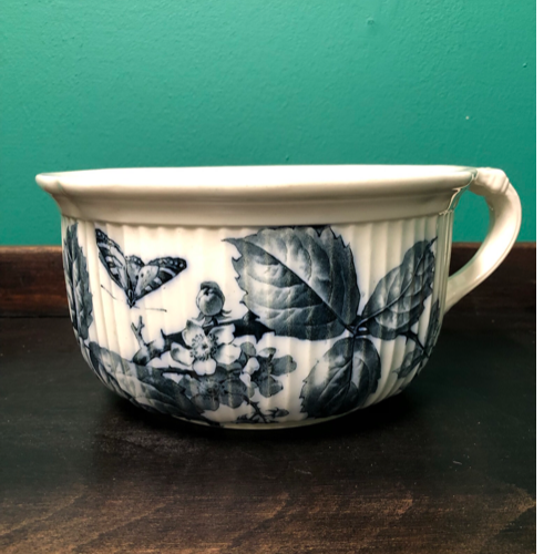 French Faience Anglaise Chamber Pot VIN644F