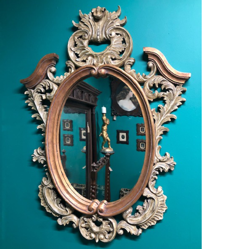 Decorative oval mirror VIN588E