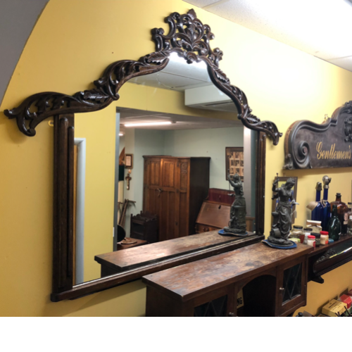Vintage ornate frame with mirror VIN609E