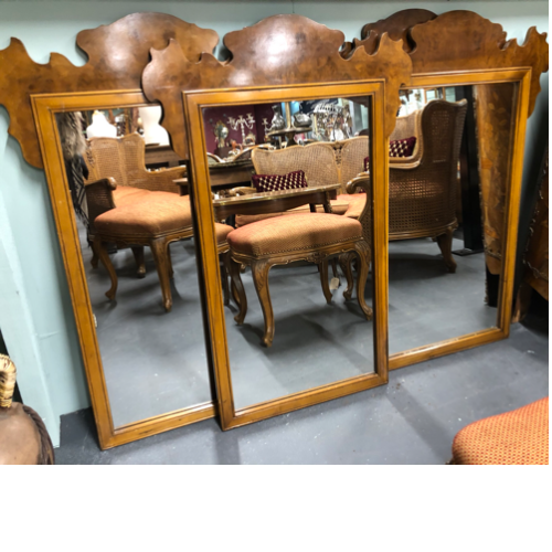 Wood framed mirror VIN609D