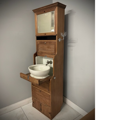 Vintage original railway carriage wash/vanity unit VIN676A
