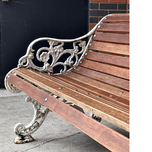 Original 19th century Victorian cast iron bench VIN471A