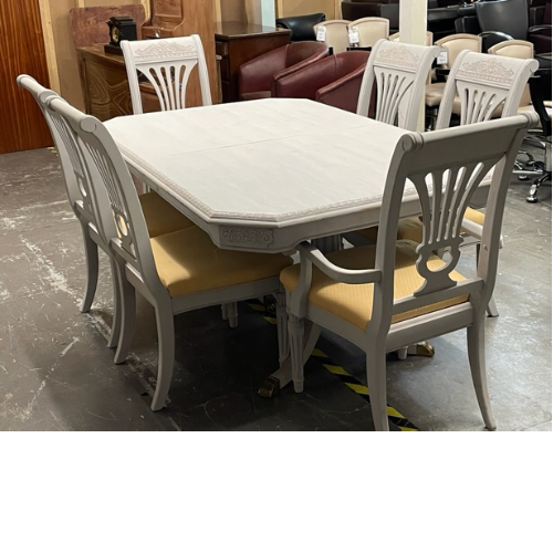 Dining table and six chairs VIN522A/B
