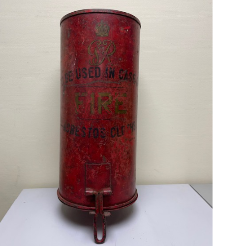 George V 1930’s fire blanket container  VIN729R