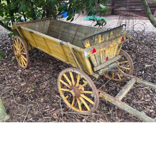 Vintage horse drawn wagon VIN746A