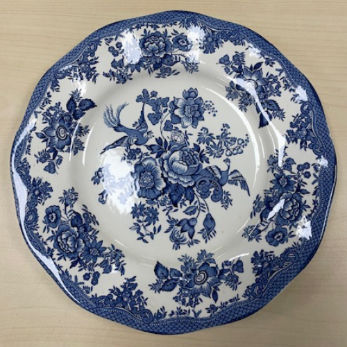 Enouch Wedgewood blue Asiatic plate VIn747W
