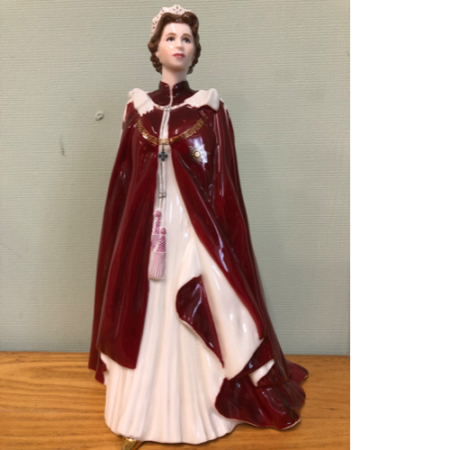 Royal Worcester Queens 80th Birthday figurine VIN774N