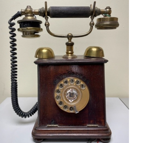 Original Antique Telephone stamped The British. L. M. Ericsson Mfg. Co. Ltd. Beeston Notts. VIN816C
