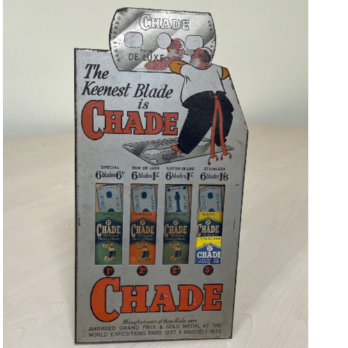 Original 1930’s Chade razor blade metal dispenser - VIN182A
